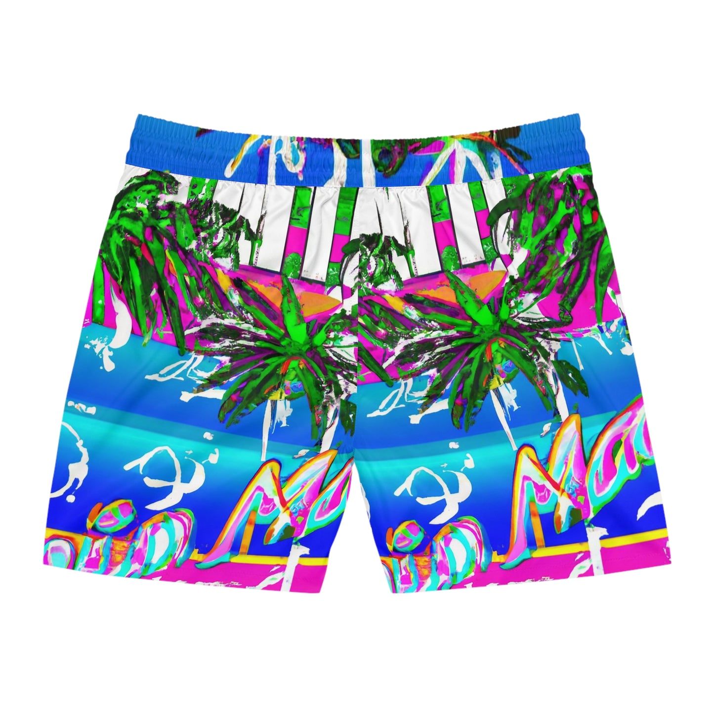 Miami Neon Flashback Swim Trunks